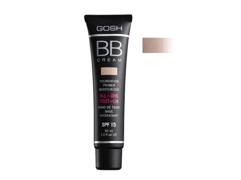 GOSH BB Cream, BB creme, 30 ml, Alle hudfarver, Kvinder, Universel, Fugte, Priming, Glattende