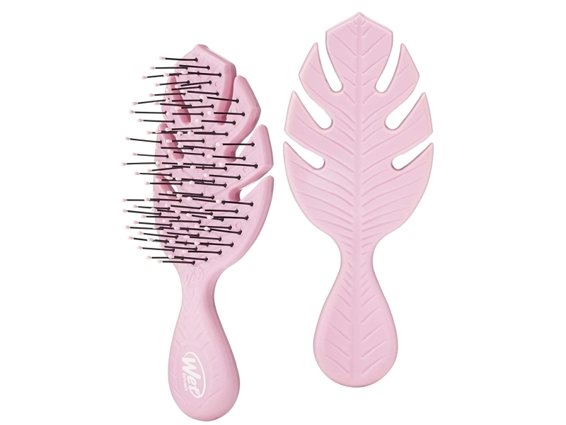 Wet Brush Go Green Mini Detangler Hair Brush Pink