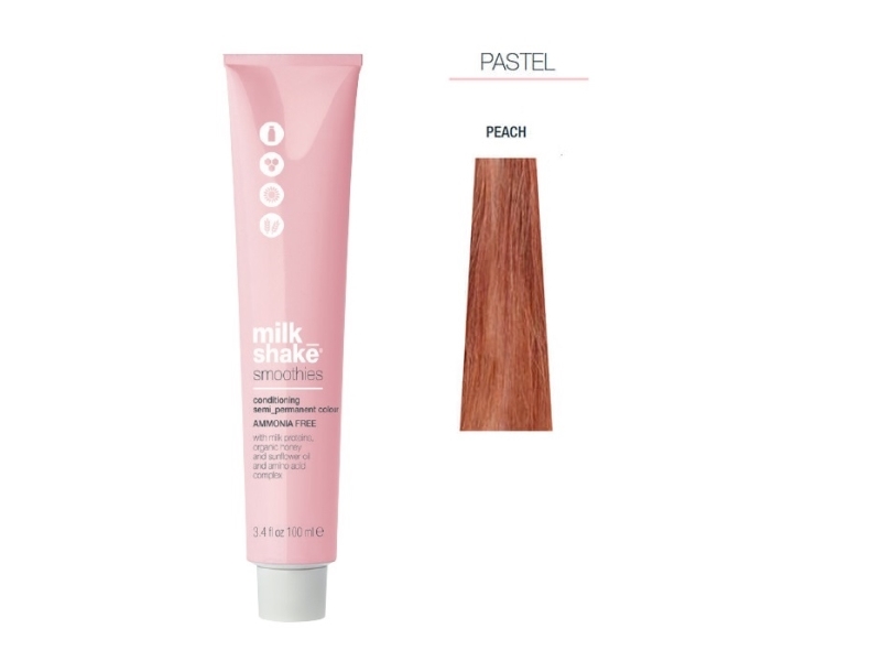 Milkshake Smoothies Semi-Permanent Hair Colour Peach 100Ml