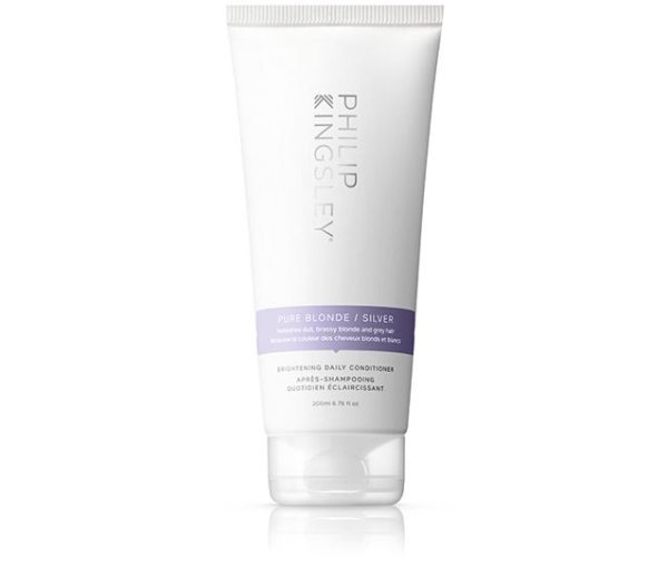 Philip Kingsley Pure Blonde/Silver Brightening Daily Purple Conditioner For Blonde Gray Brassy Colored Highlighted Bleached Hair Toner 200Ml