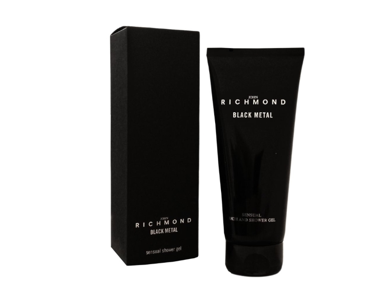 John Richmond Black Metal Cleansing Shower Gel 200 Ml For Women