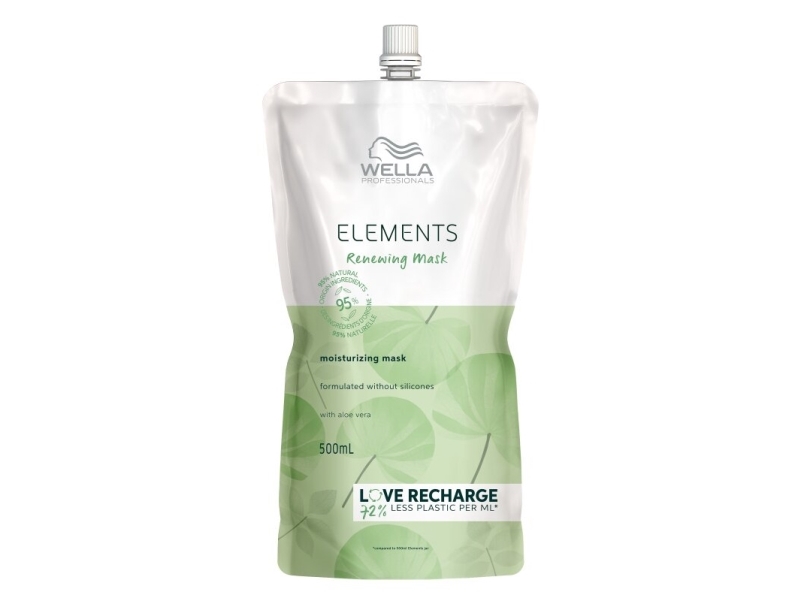 Wella Professionals Elements Renewing Hair Mask, Alle Haartypen, Nachfüllpackung, 500Ml