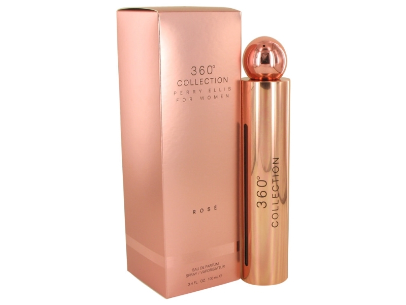 Perry Ellis 360 Collection Rose Eau De Parfum Spray 3.4 Oz