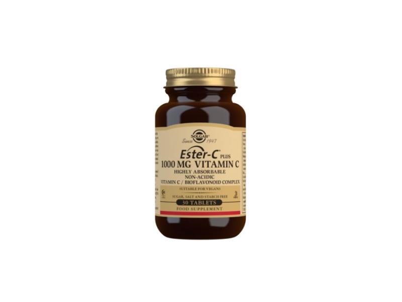 Solgar Ester-C Plus 1000 mg C-vitamin tabletter - 30 stk