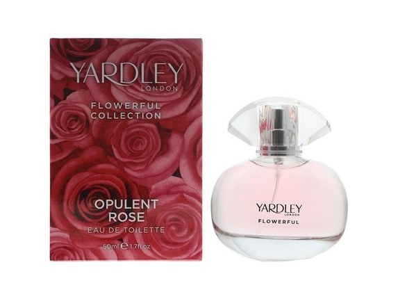 Yardley Opulent Rose Eau De Toilette 50Ml For Women