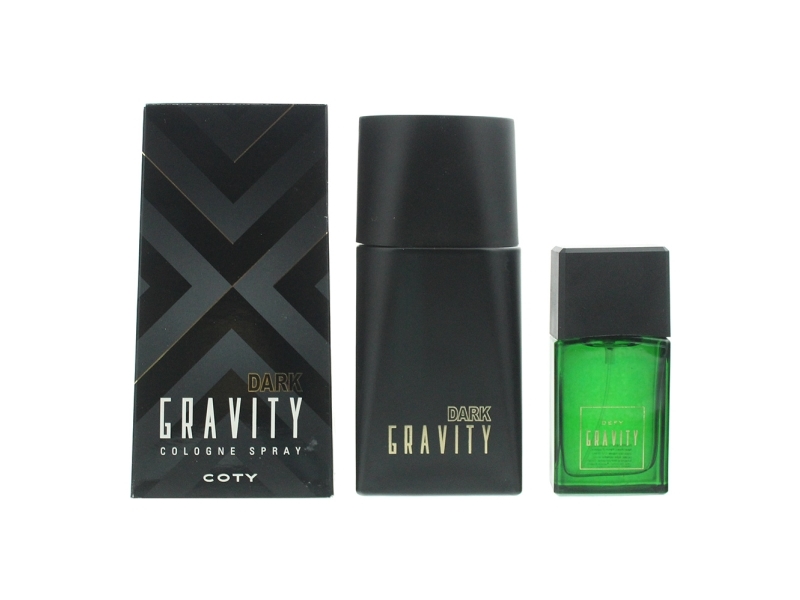 Coty Gravity 2 Piece Gift Set: Dark Gravity Cologne 100ml - Defy Gravity Cologne 30ml