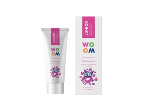 Woom_Junior Natural Toothpaste For Children 6+ Bubble Gum 50Ml