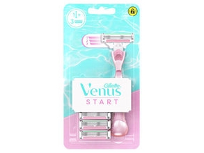 Venus Start Rasierer + 3 Köpfe