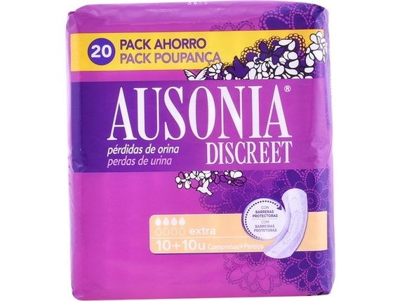 Ausonia Discreet papildomi higieniniai įklotai 20 vienetų