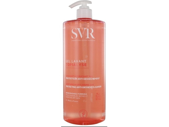 Svr Topialyse Cleansing Gel 1000Ml Gentle Cleansing For Sensitive Skin