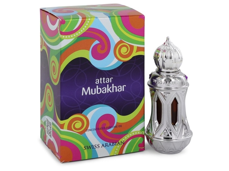 Attar Mubakhar Perfume Oil 20Ml Expressive Balsamic With Sultry Sandalwood Tobacco Vanilla And Agarwood Alcohol Free Natural Vegan Cologne For Men An