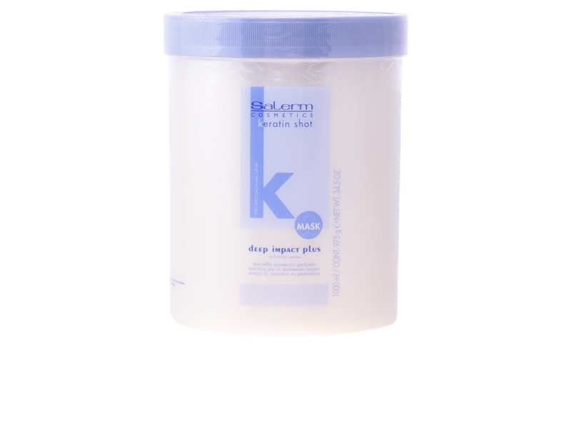 Salerm Cosmetics Keratin Shot Haarmaske Deep Impact Plus 1000 Ml