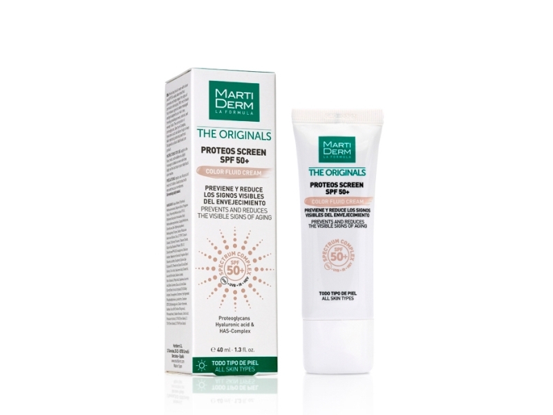 Martiderm Proteos Screen Spf 50 Color Cream 40Ml High Protection Sunscreen