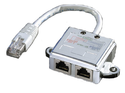 Value T-Adapter Cat. 5E, Stp, 0,17 M, Rj-45, Rj-45, Hvid