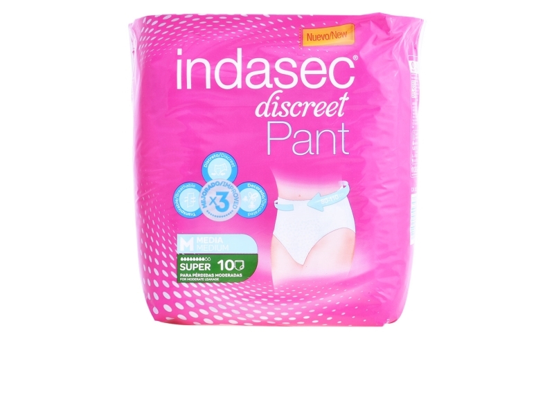 Indasec pikkuhousut Super Medium koko 10 kpl