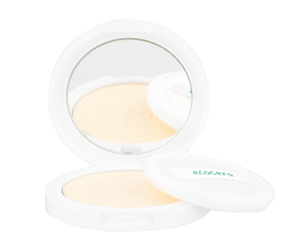 Ecocera Compact Powder Banana Transparent Face Powder Hypoallergenic