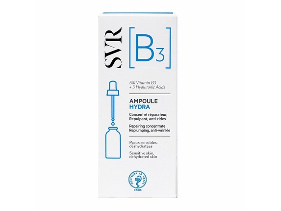 Svr Laboratoire Hydra B3 Ampoule 30Ml Repairing Concentrate With Hydrating Effect