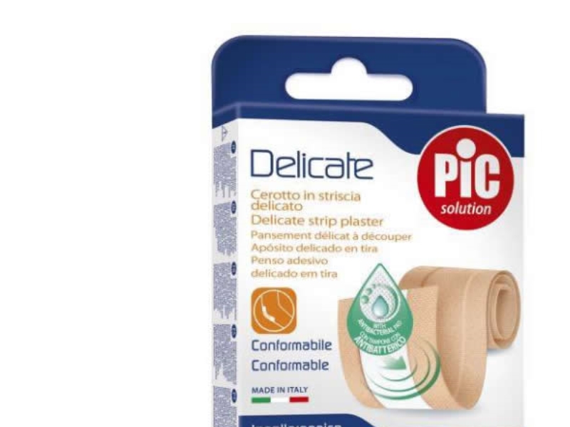 Pic Delicate Strip Plasters 8cmx0 5m | Hälsa - Personlig vård - Blodtrycksmätare | GameStuff