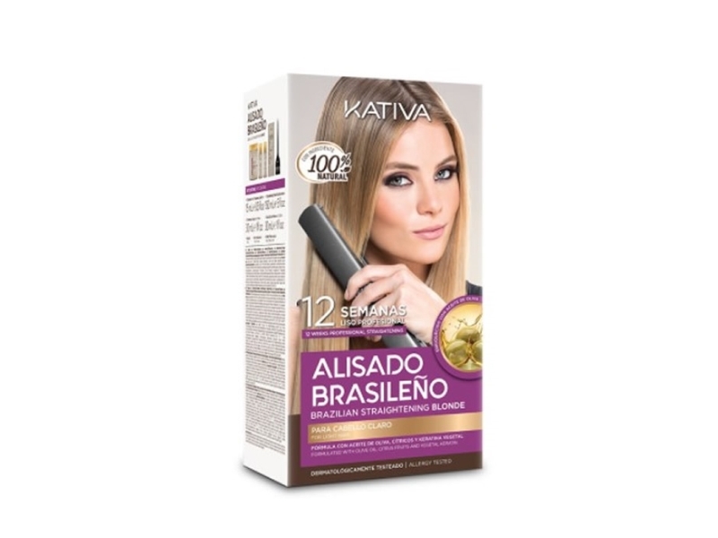 Kativa Brazilian Straightening Blonde Kit 225 ml