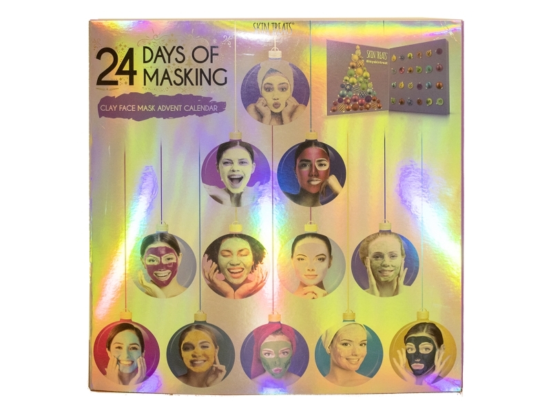 Makeup Revolution Skin Treats 24 Days Of Masking adventskalender – clay mask, 24 st., 192 ml (för kvinnor) | Smink - Smink märken - Makeup Revolution | GameStuff