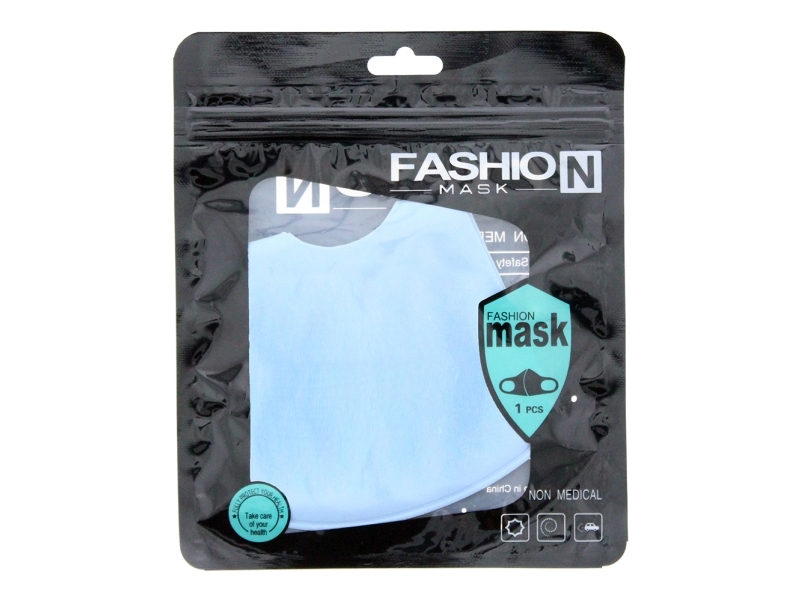 Fashion Textilmaske Blau Wiederverwendbar Unisex