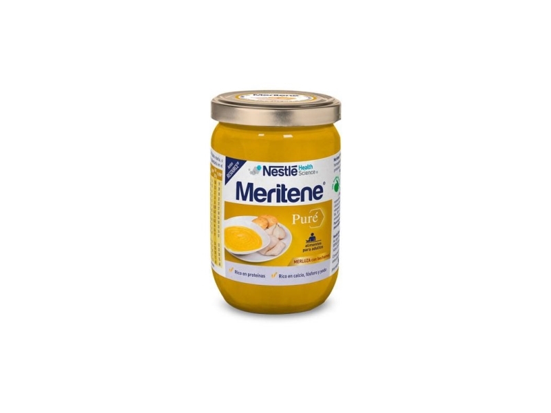 Meritene Nestlé Resource Puree Hake Bechamel tyrėlė jūros lydeka su bešamelio padažu 300g