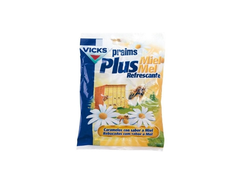 Vicks Praims Plus Honey Refreshing Candies 72G