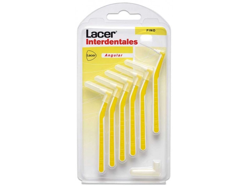 Lacer Interdental Brush Fine Angular Cylinder 6 Units