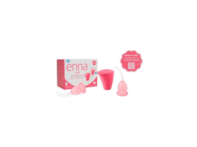 "Enna Cycle Menstruationstasse Cup Größe M 2 Cup Sterilisator