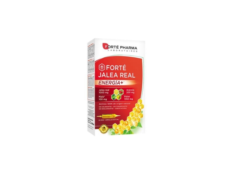 Forté Pharma Forté Royal Jelly Energy 20 Ampulių Po 15 Ml