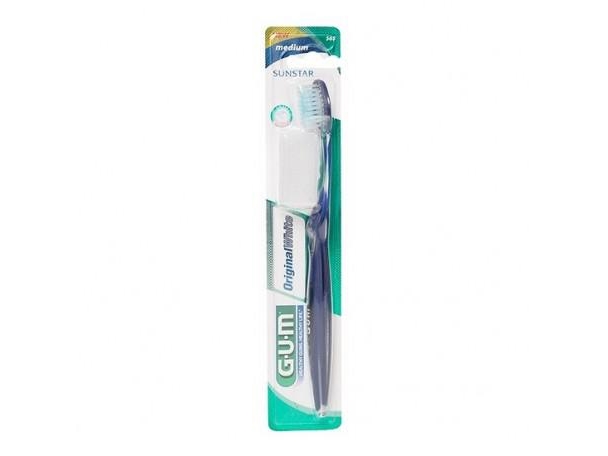 GUM tandbørste ORIGINAL WHITE medium 563
