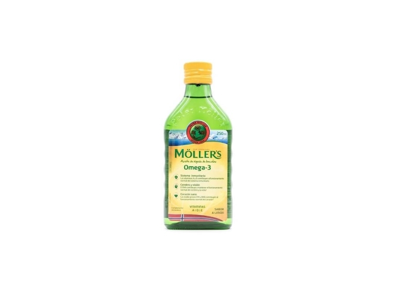 Moller's Lemon Flavoured Cod Oil 250Ml