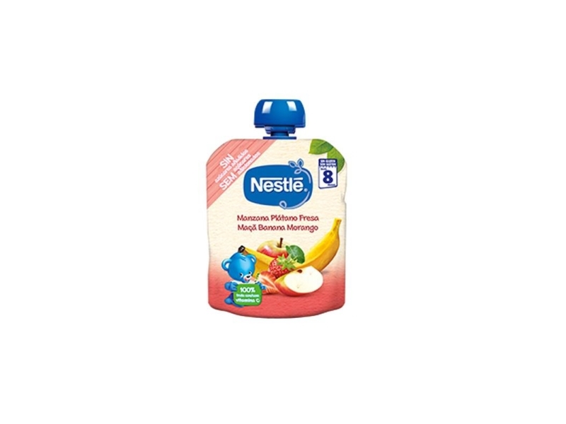 Nestle tyrelė Apple, Banana ir Strawberry 8m 90g