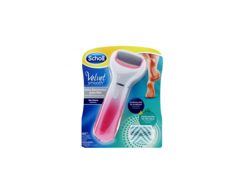 Scholl Scholl Velvet Smooth Electronic Foot Care System With Exfoliating Refill Head