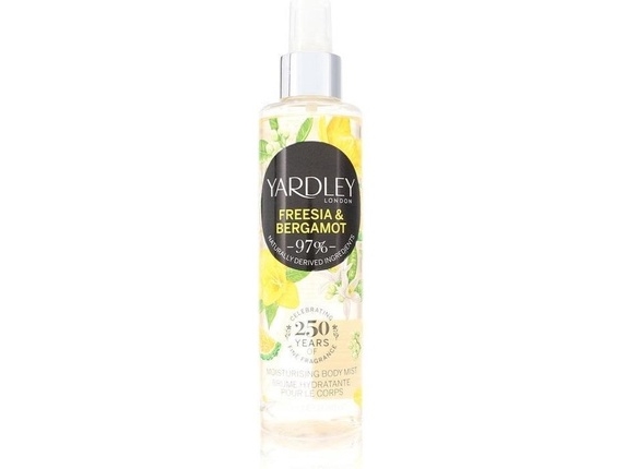 Yardley Freesia And Bergamot Body Mist 200Ml For Women
