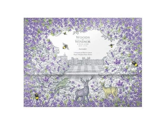 woods of windsor Woods Of Windsor, Lavender, Metal Cup Holder, Drawer Liner, 5 pcs Unisex