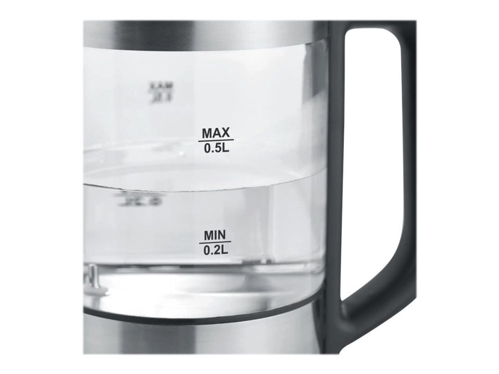 SEVERIN Elkedel WK 3458 - brushed stainless steel/glass - Børstet rustfrit stål/glas - 1100 W