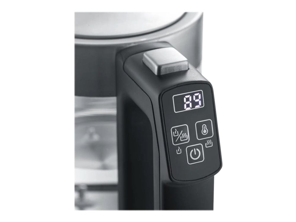 SEVERIN Elkedel WK 3458 - brushed stainless steel/glass - Børstet rustfrit stål/glas - 1100 W