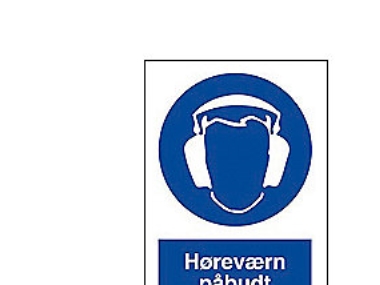 Hörselskydd krävs - A4 Plast 210mm x 297mm | Kläder & Säkerhet - Övriga kläder | GameStuff