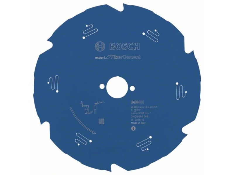 Bosch RUNDSAVKL 235X30X2,2MM 6T EXP FIBER CEME