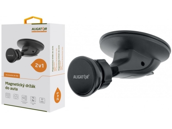 Aligator Ha06, Mobiltelefon/Smartphone, Passiv Holder, Bil, Sort