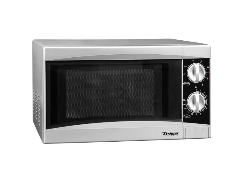 Trisa Micro Plus Mikrobølgeovn Sølv, Sort 700 W (7648.4612)