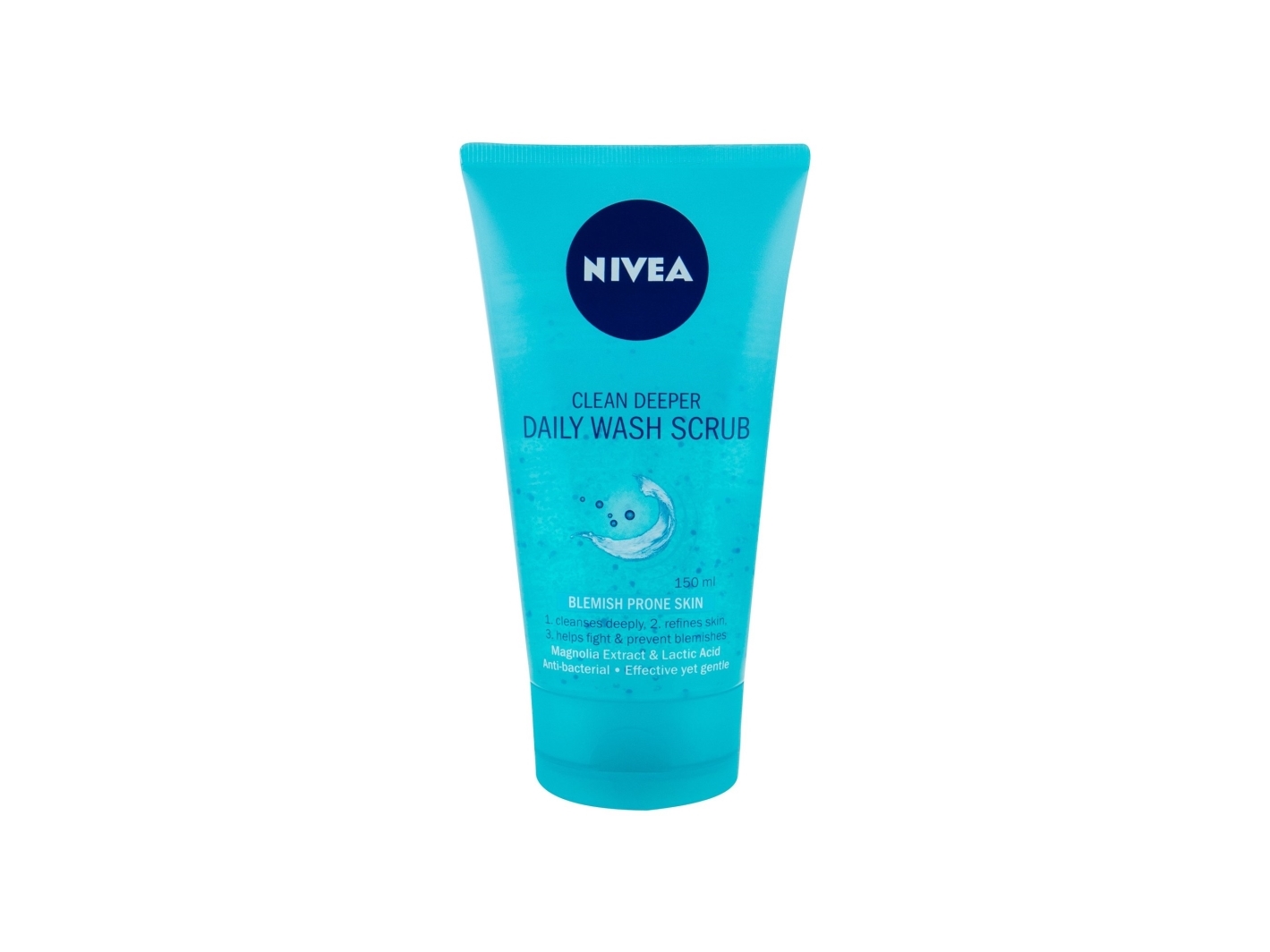 Nivea Clean Deeper Daily Wash Scrub 150Ml Peeling
