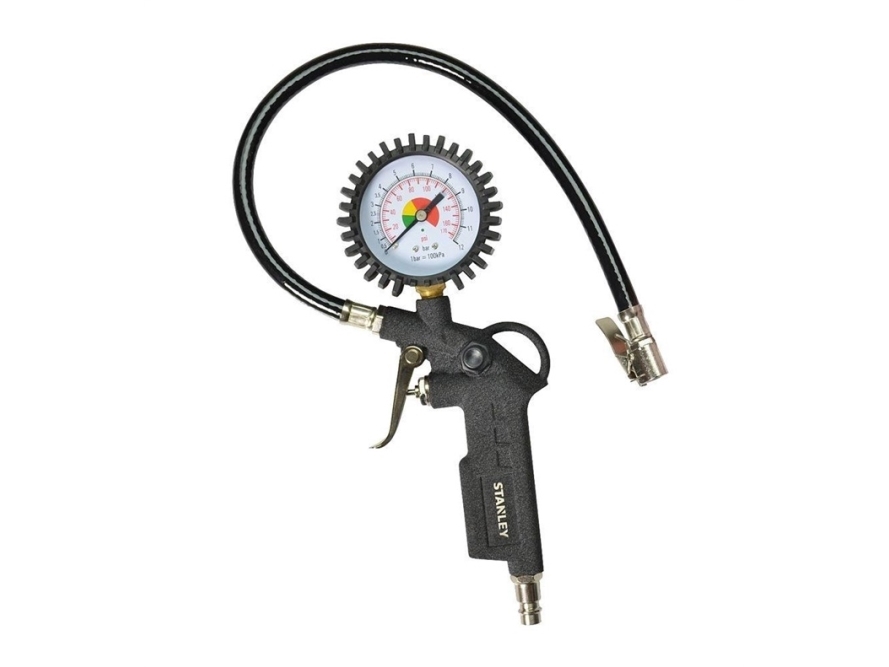 Stanley Pistol For Pump Wheels With A Pressure Gauge 10B-Luz