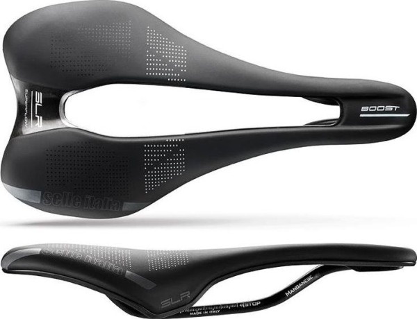 Selle Italia Siodło SELLE ITALIA SLR BOOST TM SUPERFLOW L (id match - L3) manganese tube 7, duro-tek, soft touch, svart (NEW) | Cykling - Cykelutrustning - Sadelmakare | GameStuff