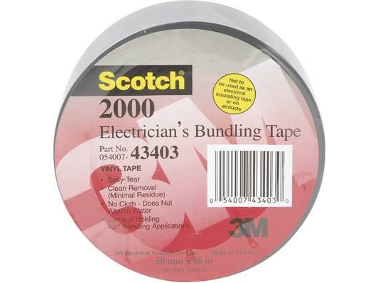 3M Scotch 2000 Scotch2000 Pvc-Band Scotch 2000 Grå (L X B) 46 M X 50 Mm 1 Stk