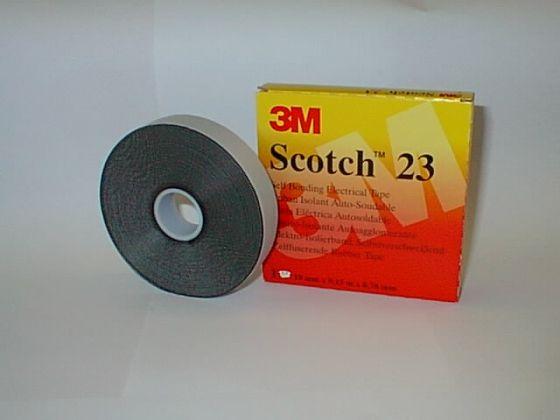 3M Scotch 23 Vulkanisierband 19Mmx9,15Mfür Primärisolierung Bis 69Kv. Selbstvulkanisierend.