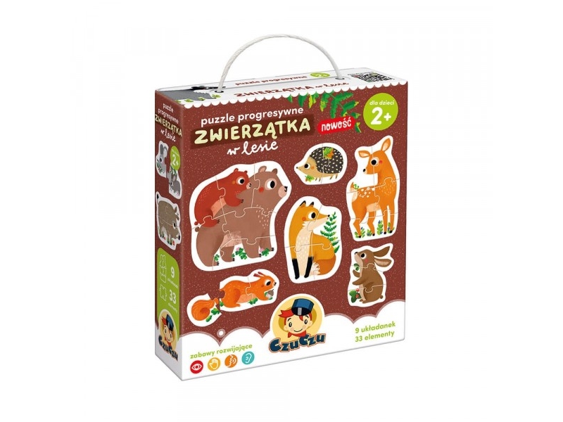 Czuczu Progressives Puzzle – Tierchen Im Wald