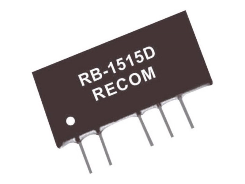 Recom International RB-0512D 1 W DC/DC Converter, SIP7 RB-0512D 5 V +/- 12 V +/- 42 mA - input/output voltage 1 W | DC - DC | GameStuff
