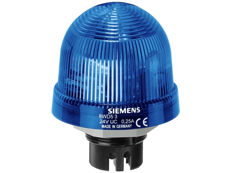 Siemens 8WD5300-1AF signallampa (Ø x H) 70 mm x 66 mm blå 1 st | Signalteknik | GameStuff